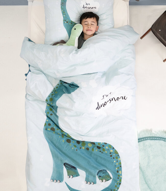 Ik ben een Dino-Sore Blauw 140 x 220