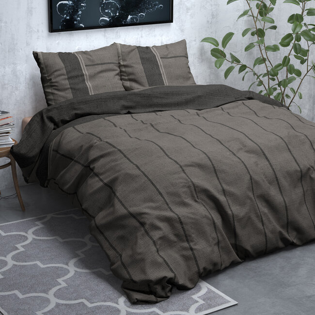 Flanel Kees Taupe 140 x 220