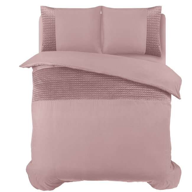 Roze fluwelen band 140 x 220 cm