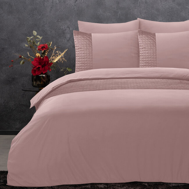 Roze fluwelen band 140 x 220 cm