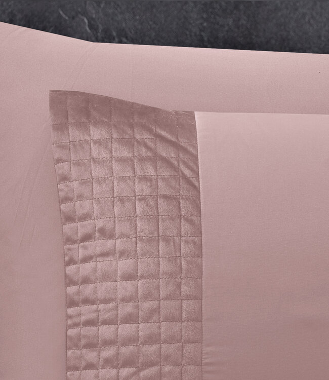 Roze fluwelen band 140 x 220 cm