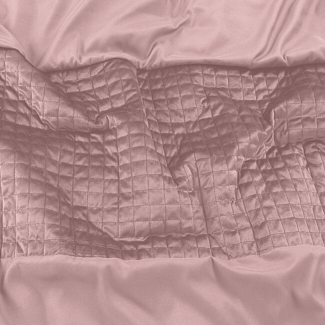 Roze fluwelen band 140 x 220 cm
