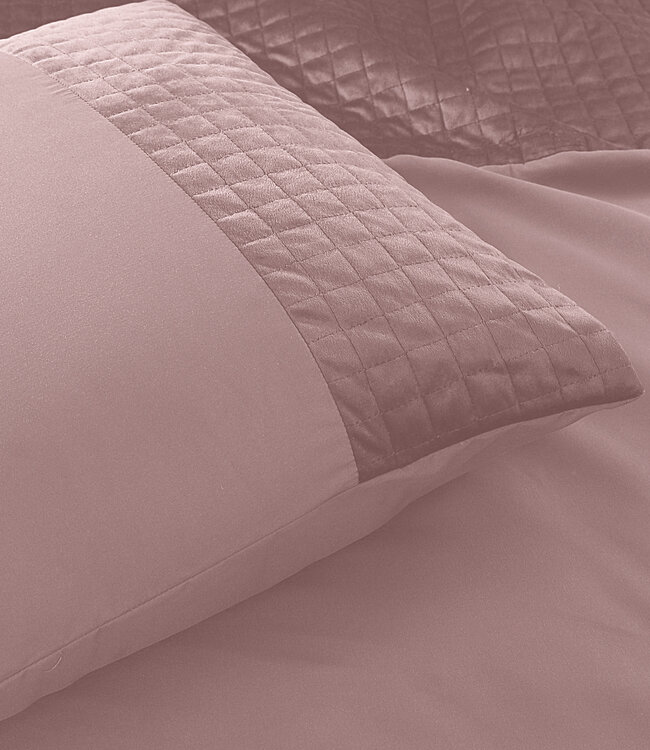 Roze fluwelen band 140 x 220 cm