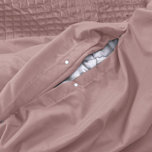 Roze fluwelen band 140 x 220 cm