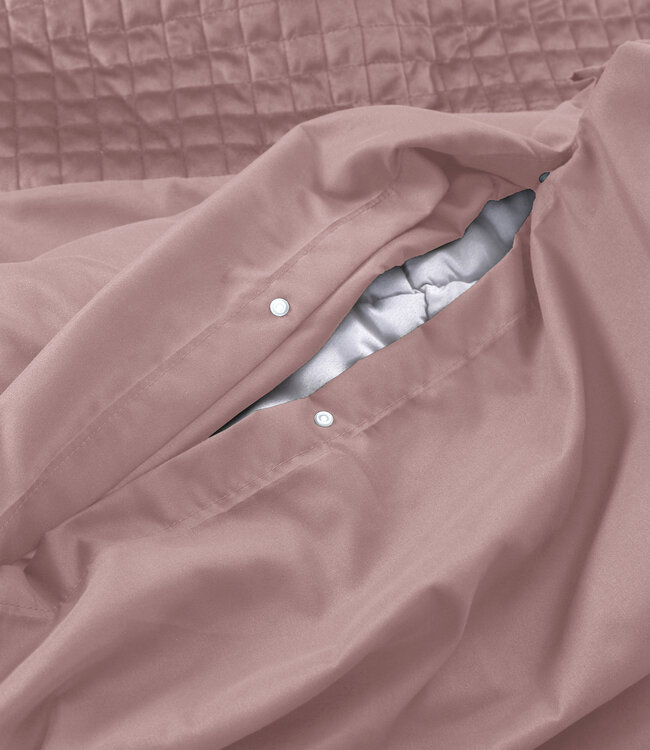 Roze fluwelen band 140 x 220 cm