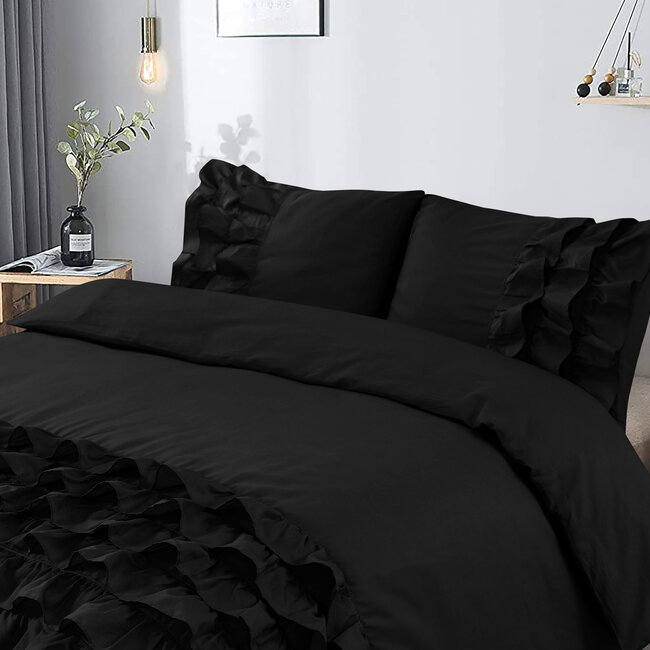 Dreamhouse Zypernschwarz 200 × 220 - Bettbezug