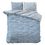 Flanellen gewassen katoen blauw 200 x 220