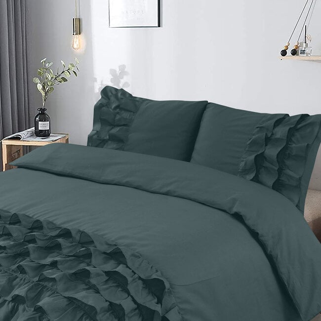 Dreamhouse Cypress green 240 × 220 - Duvet Cover