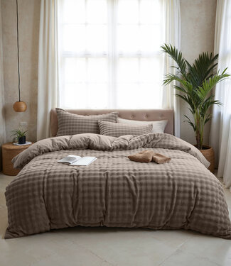 Sleeptime Pompon taupe 240 x 220