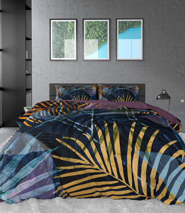 Marina marineblauw 200 x 220