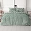 Sleeptime Wavey Shades Green 200 × 200/220 - Duvet Cover