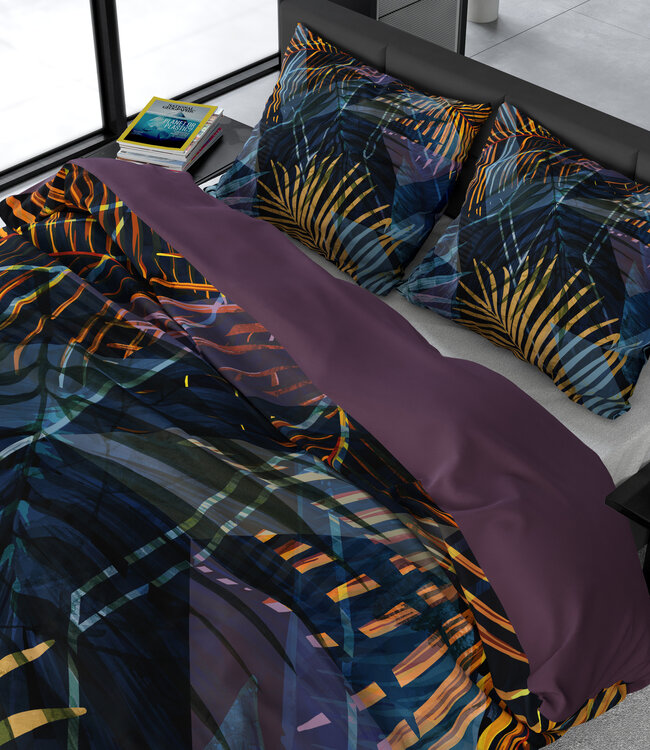 Marina marineblauw 200 x 220