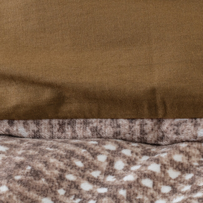 Signature Fluwelen Katoen Aria Bruin 200 x 220