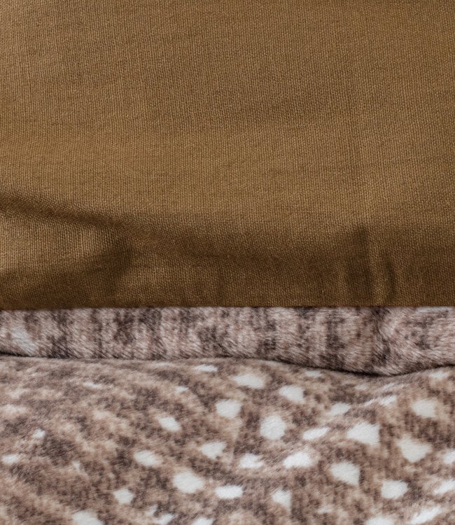 Signature Fluwelen Katoen Aria Bruin 200 x 220