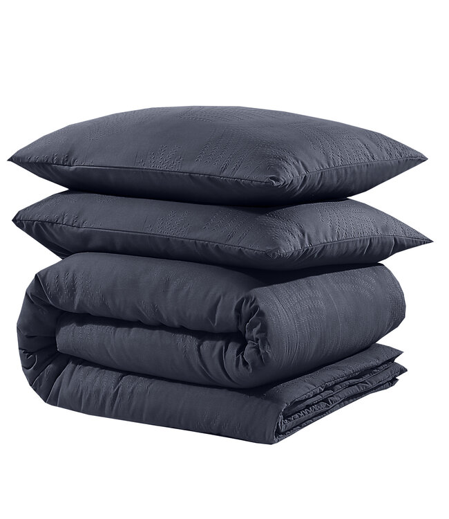 Bladeren 3D Antraciet 200 x 200/220