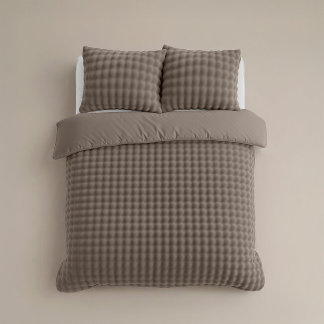 Pompon taupe 240 x 220