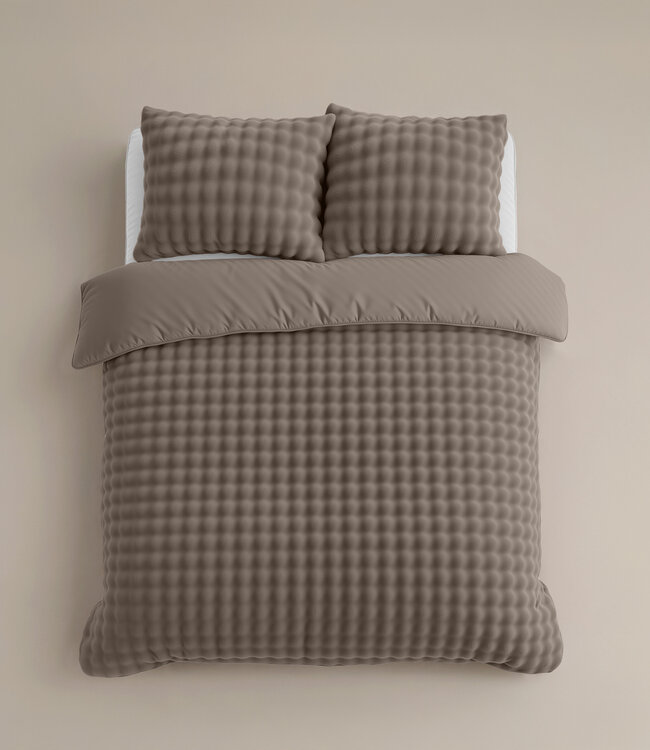 Pompon taupe 240 x 220