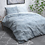 Flanellen gewassen katoen blauw 200 x 220