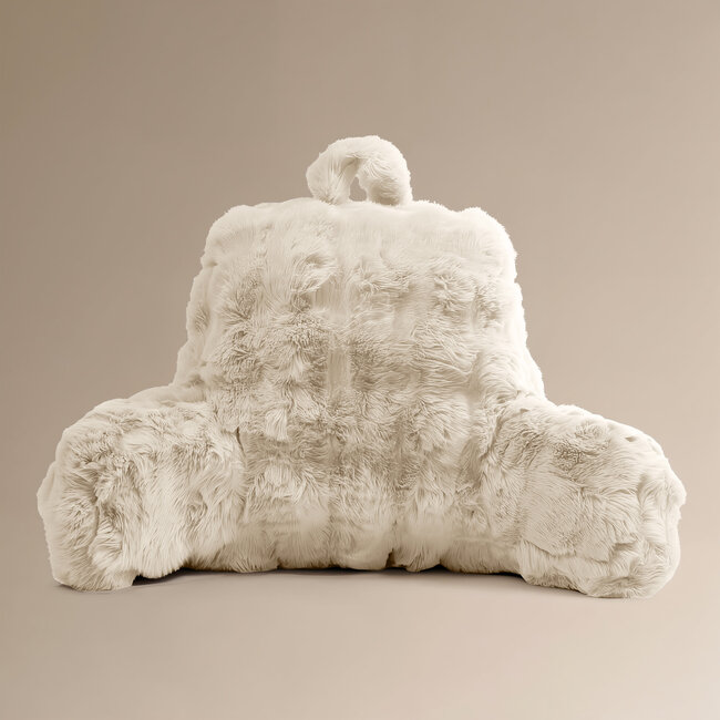 Rugsteunkussen Pompom Beige 34 x 50