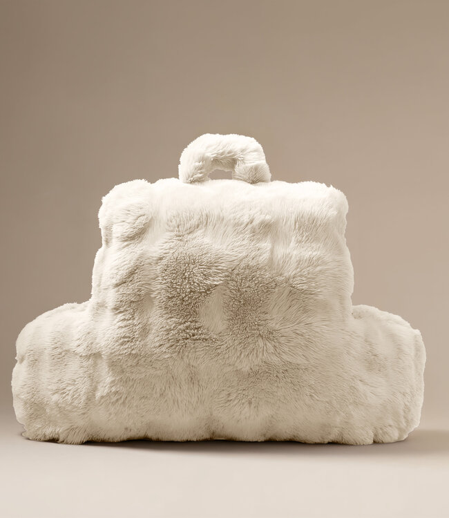 Rugsteunkussen Pompom Beige 34 x 50