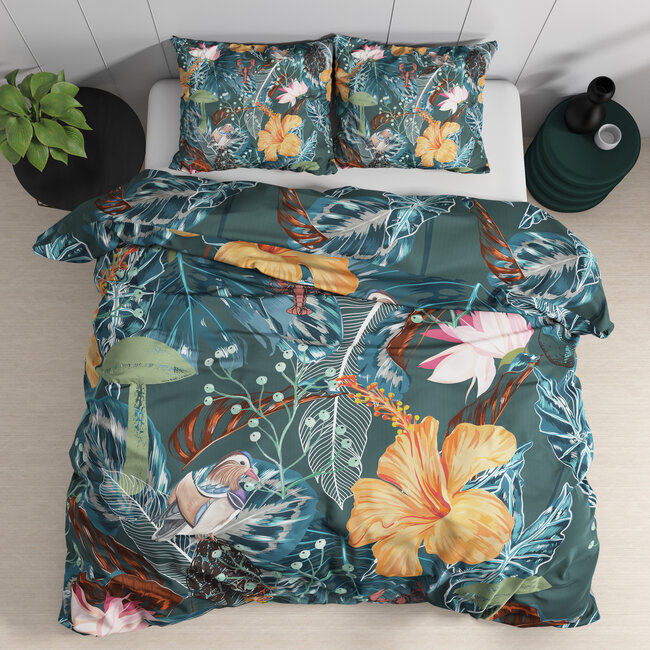 Dreamhouse Calanthe Green 240 × 220 - Duvet Cover
