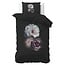 Sleeptime Tiefe Blumen Schwarz 140 × 200/220 - Bettbezug