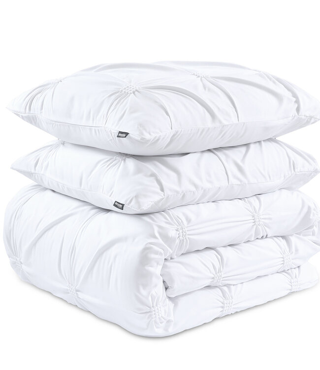 Punch plooitjes wit 140 x 200/220