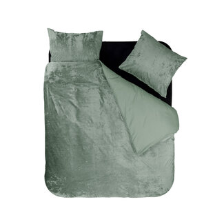 Sleeptime Kristallsamt grün 200 × 220 cm - Bettbezug
