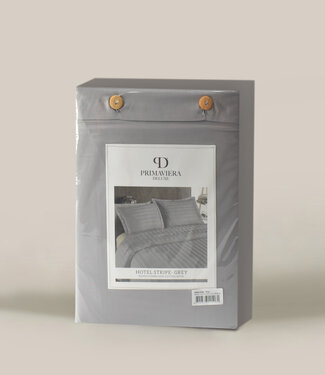 Primaviera Deluxe Hotel streep Grijs 200 x 200/260