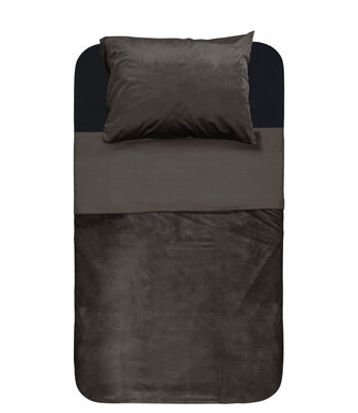 Sleeptime Fluwelen Paspel Taupe 140 x 220