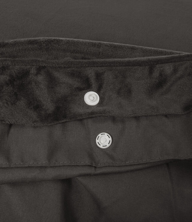 Fluwelen Paspel Taupe 140 x 220