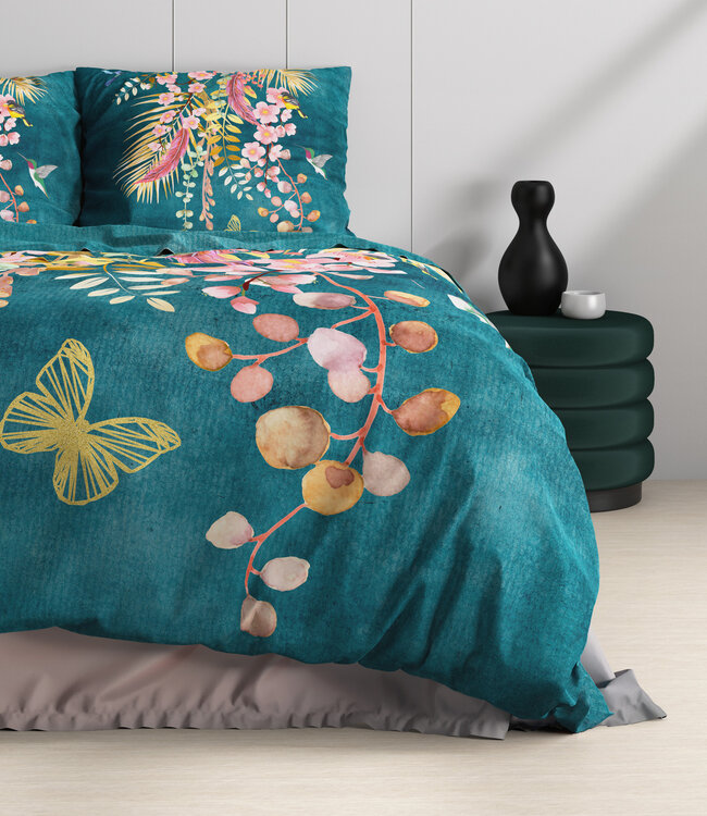 Kamala Botanisch Groen 240 x 220