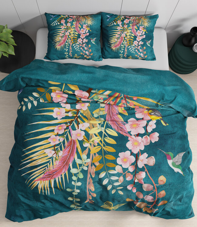 Kamala Botanisch Groen 240 x 220