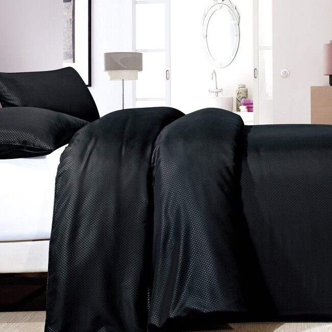 Satin Point Zwart 200 x 220