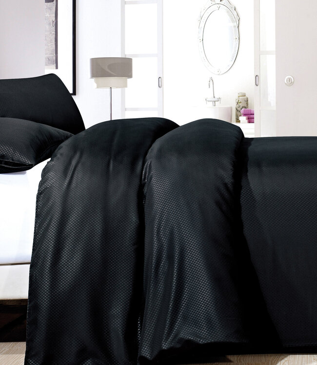 Satin Point Zwart 200 x 220