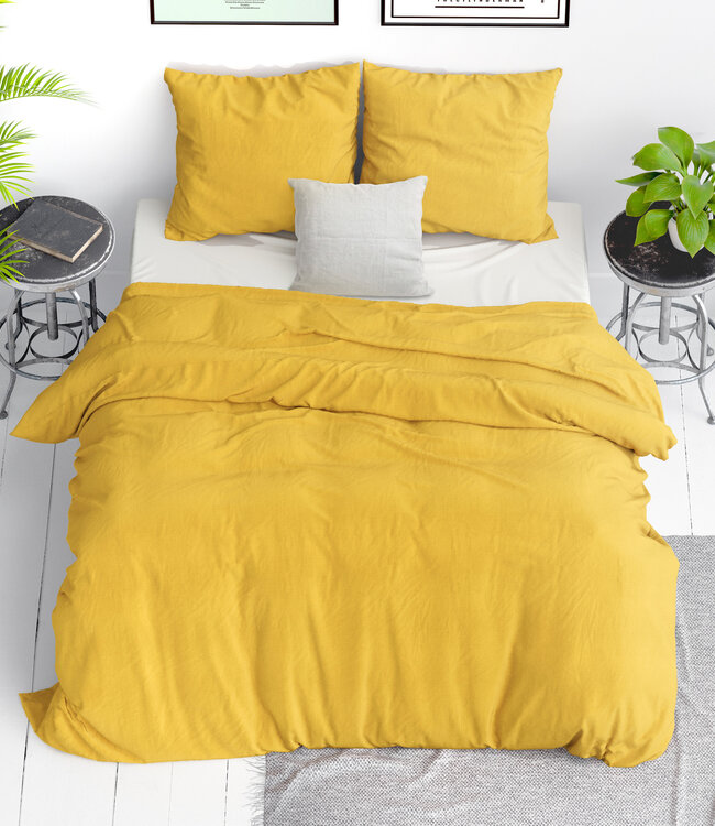 Stonewashed mosterd 200 x 220