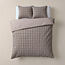 Geruit imitatiebont taupe 240x200/220