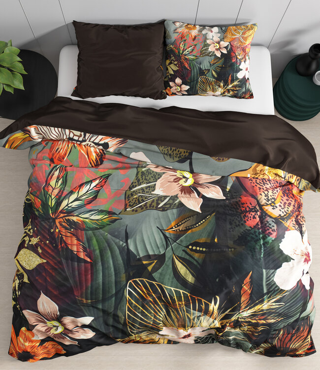 Wilde Roos 2 Meerkleurig 140 x 220