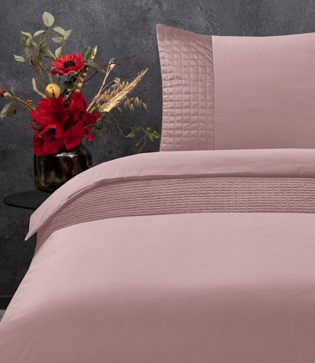 Fluwelen band roze 200 x 220