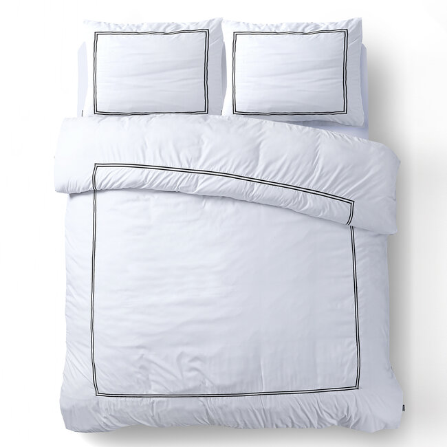 Sleeptime Brata Weiß 140 × 200/220 - Bettbezug