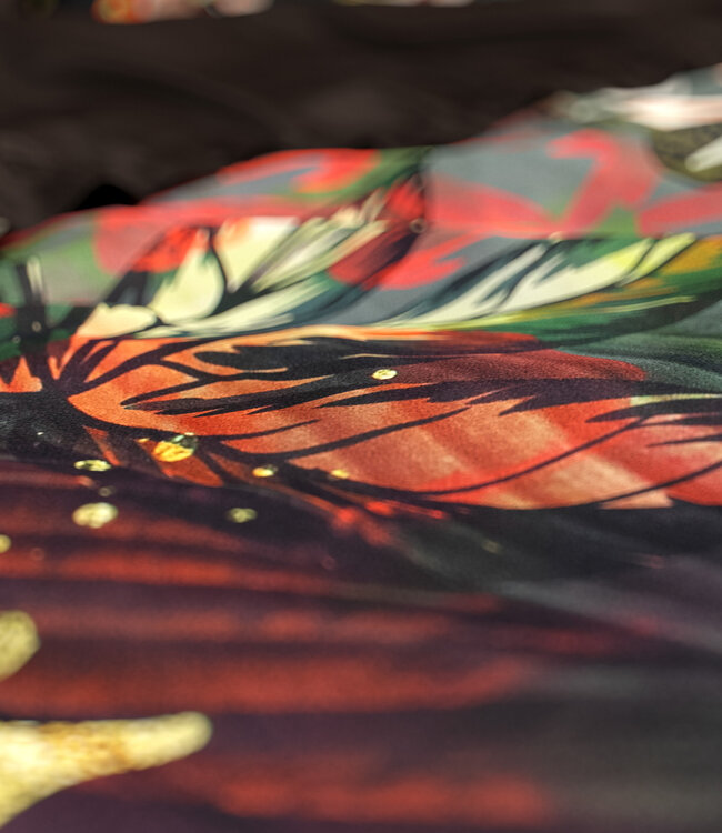 Wilde Roos 2 Meerkleurig 140 x 220