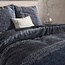 Flanel kleurverloop gebreid blauw 200 x 220