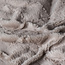 Geruit imitatiebont taupe 240x200/220