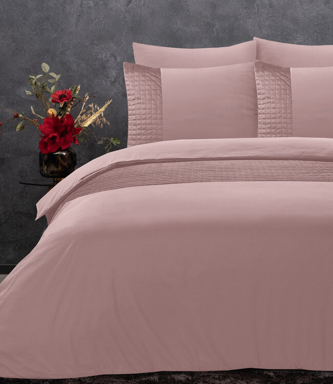 Fluwelen band roze 200 x 220