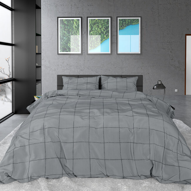 Diepe ruit grijs 240 x 220