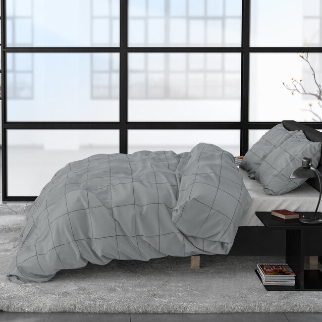 Diepe ruit grijs 240 x 220