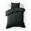 Sleeptime Karierter Teddy Anthrazit 140 × 200/220 - Bettbezug