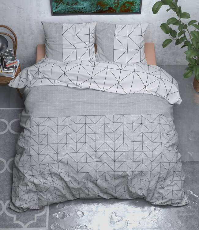 Flanel Gino Grijs 200 x 220