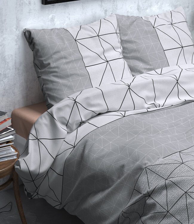 Flanel Gino Grijs 200 x 220