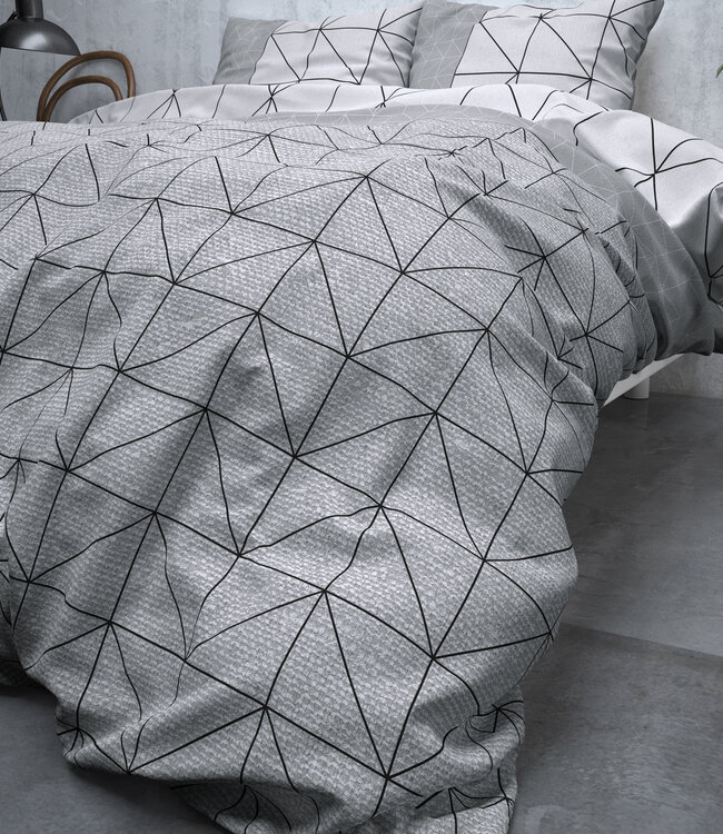 Flanel Gino Grijs 200 x 220